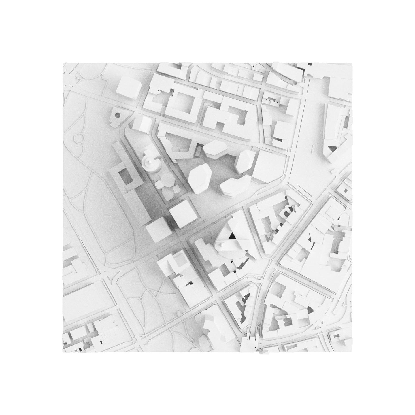 Frankfurt am Main (3D Print STL) - 3D CITY MODEL