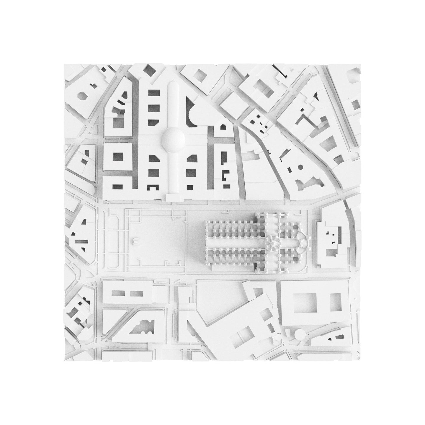 Milan (3D Print STL) - 3D CITY MODEL