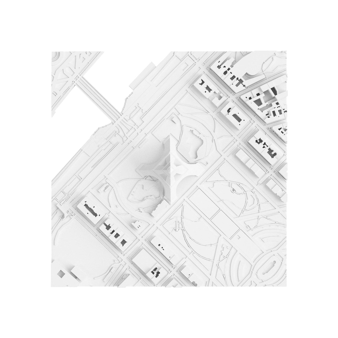 Paris Eiffel Tower (3D Print STL) - 3D CITY MODEL