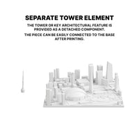 Toronto (3D Print STL) - 3D CITY MODEL