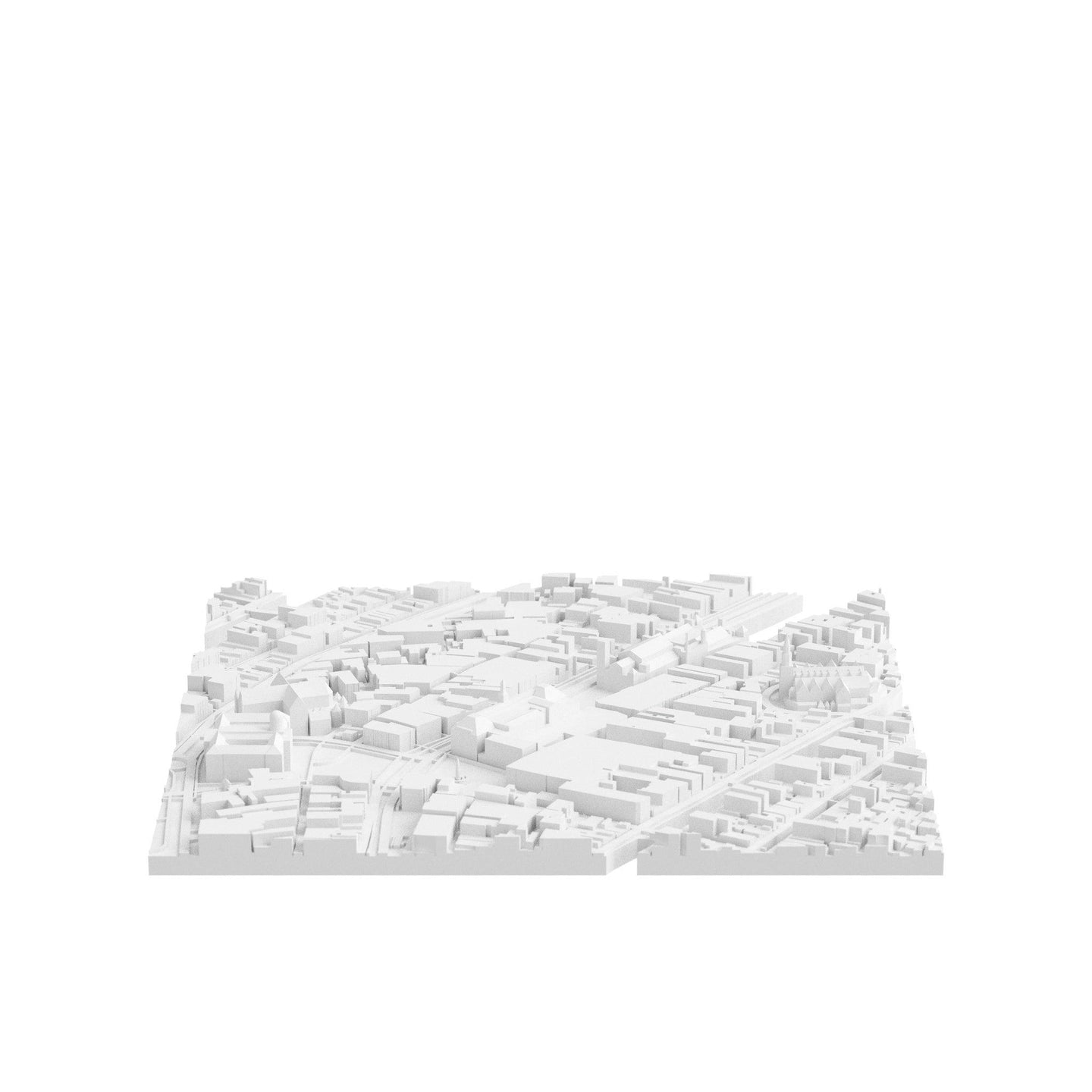 Amsterdam (3D Print STL) - 3D CITY MODEL