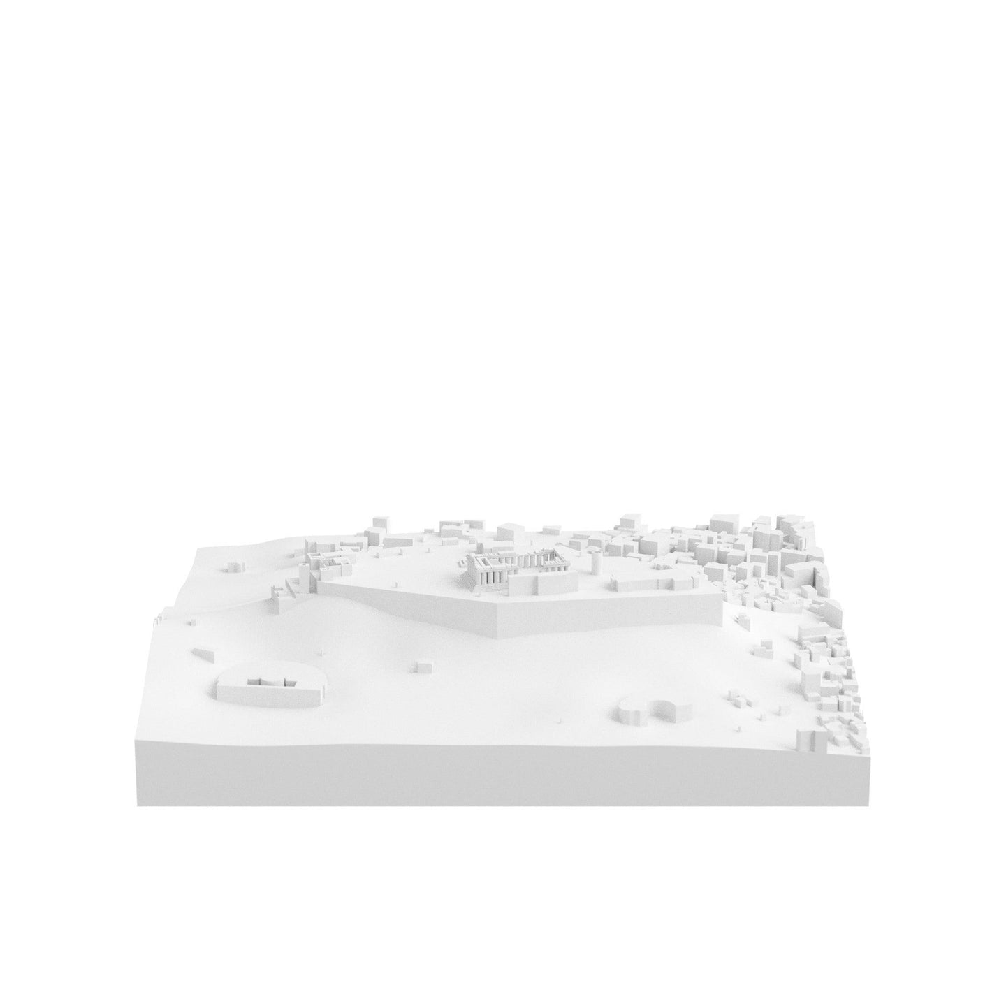 Athens (3D Print STL) - 3D CITY MODEL