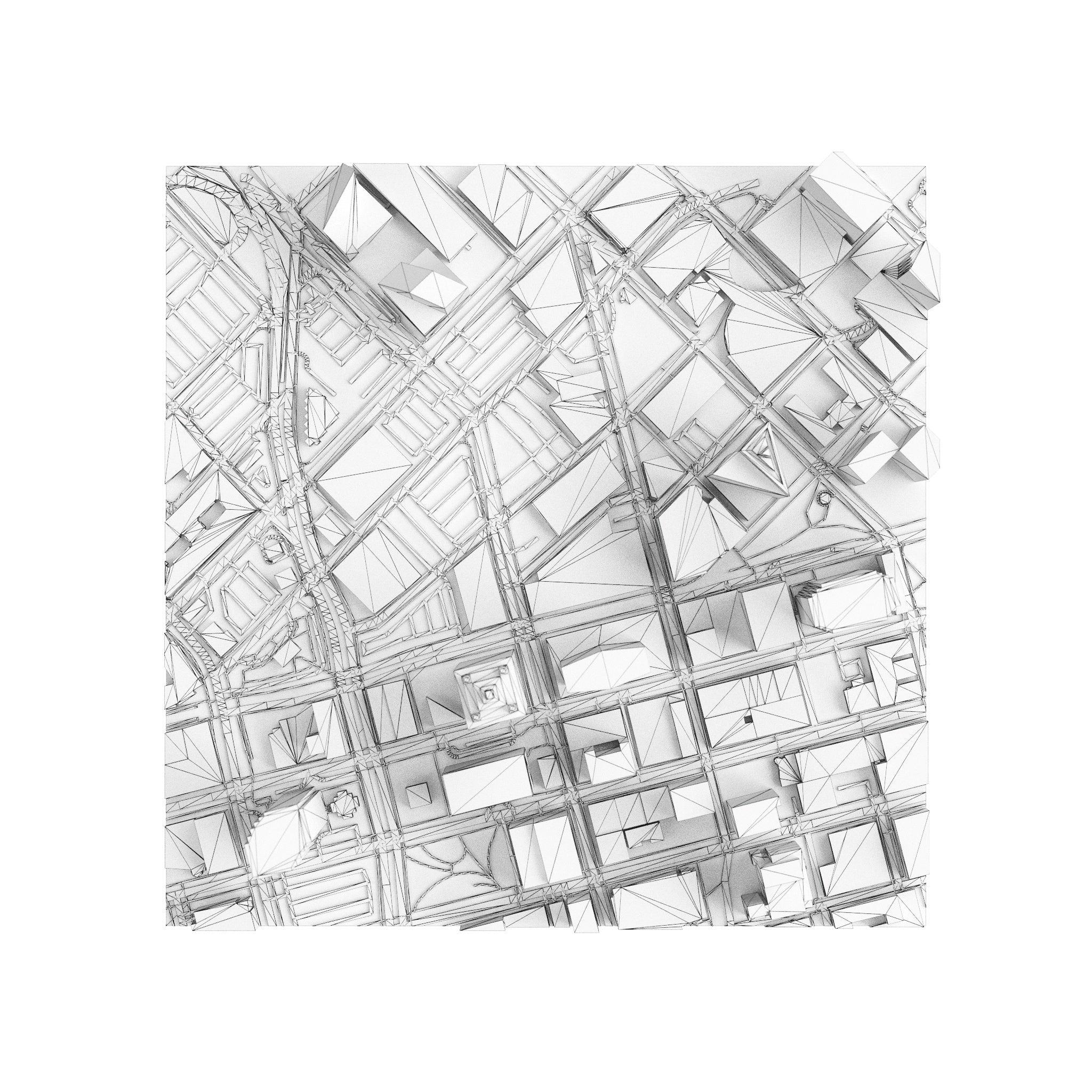 Dallas (3D Print STL) - 3D CITY MODEL