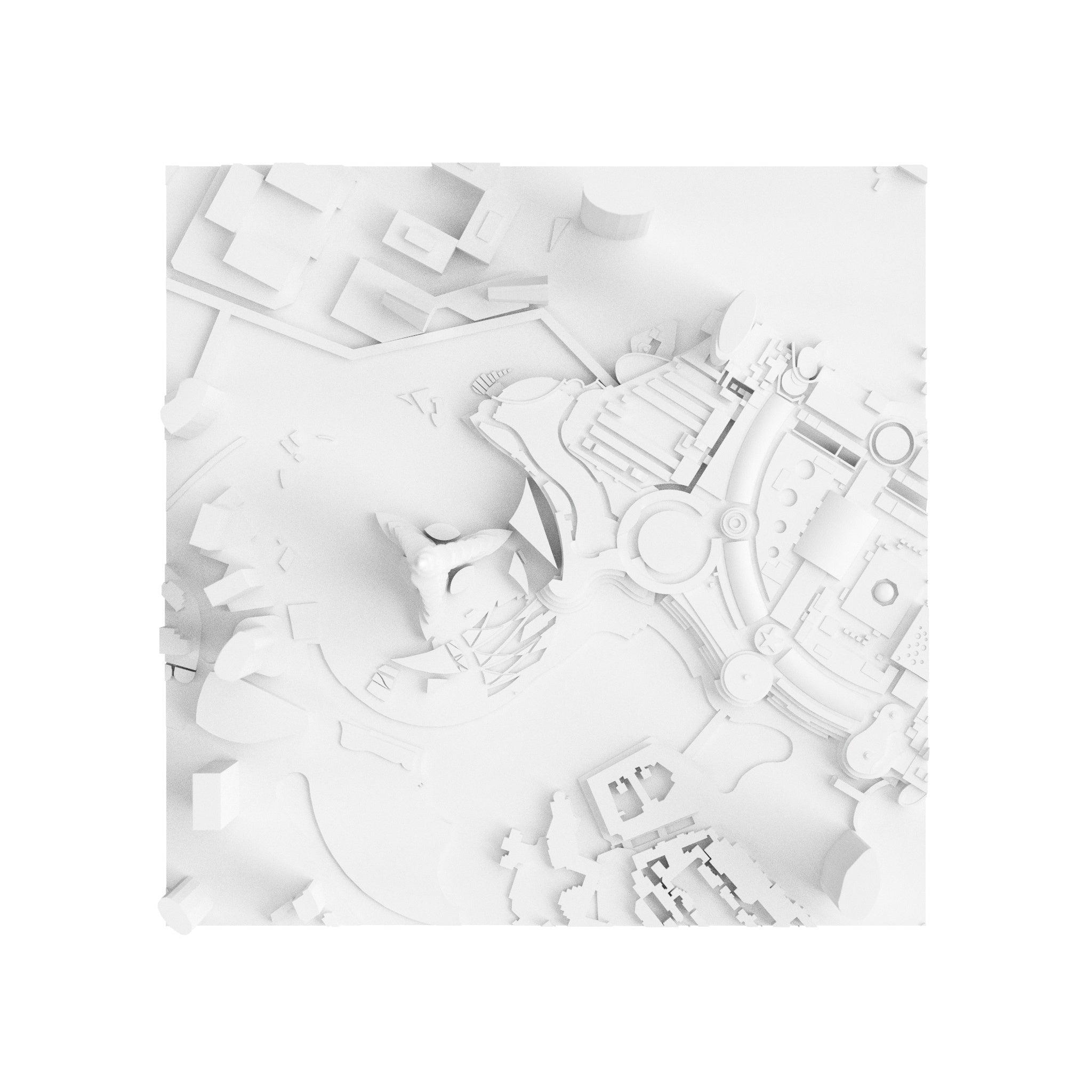Dubai (3D Print STL) - 3D CITY MODEL