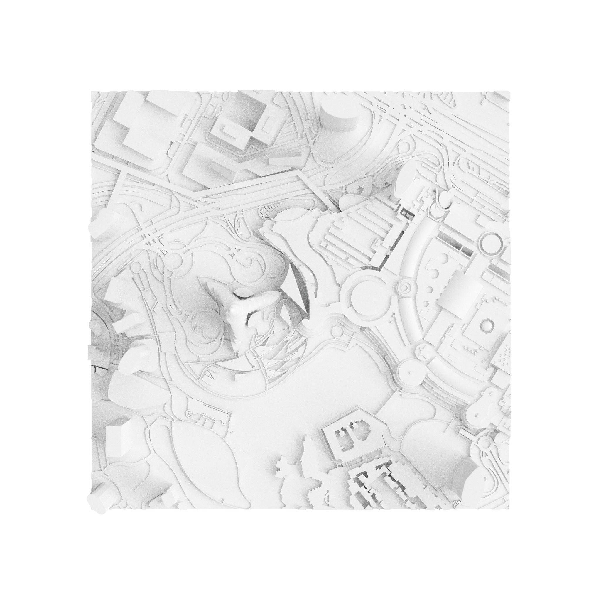 Dubai (3D Print STL) - 3D CITY MODEL