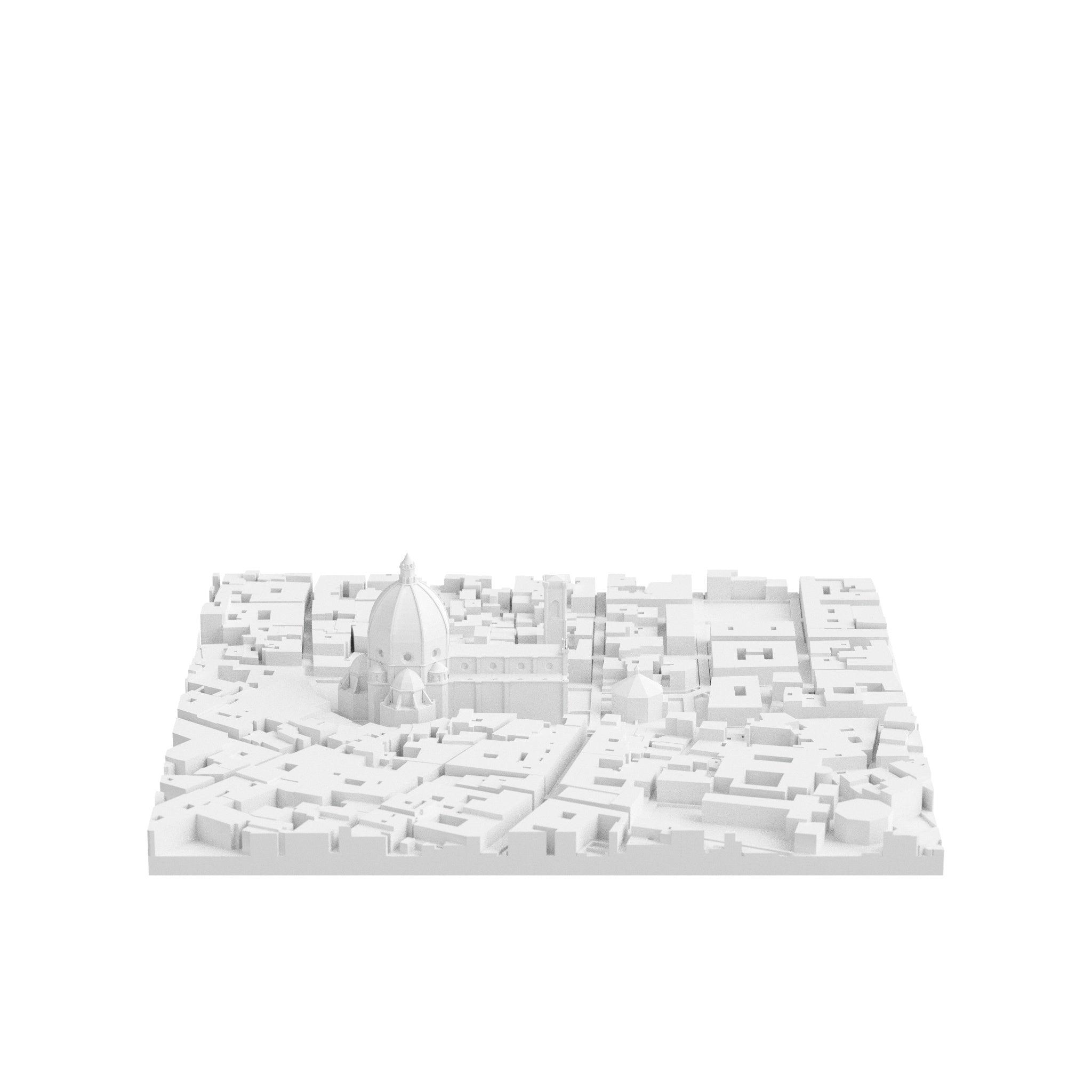 Florence (3D Print STL) - 3D CITY MODEL
