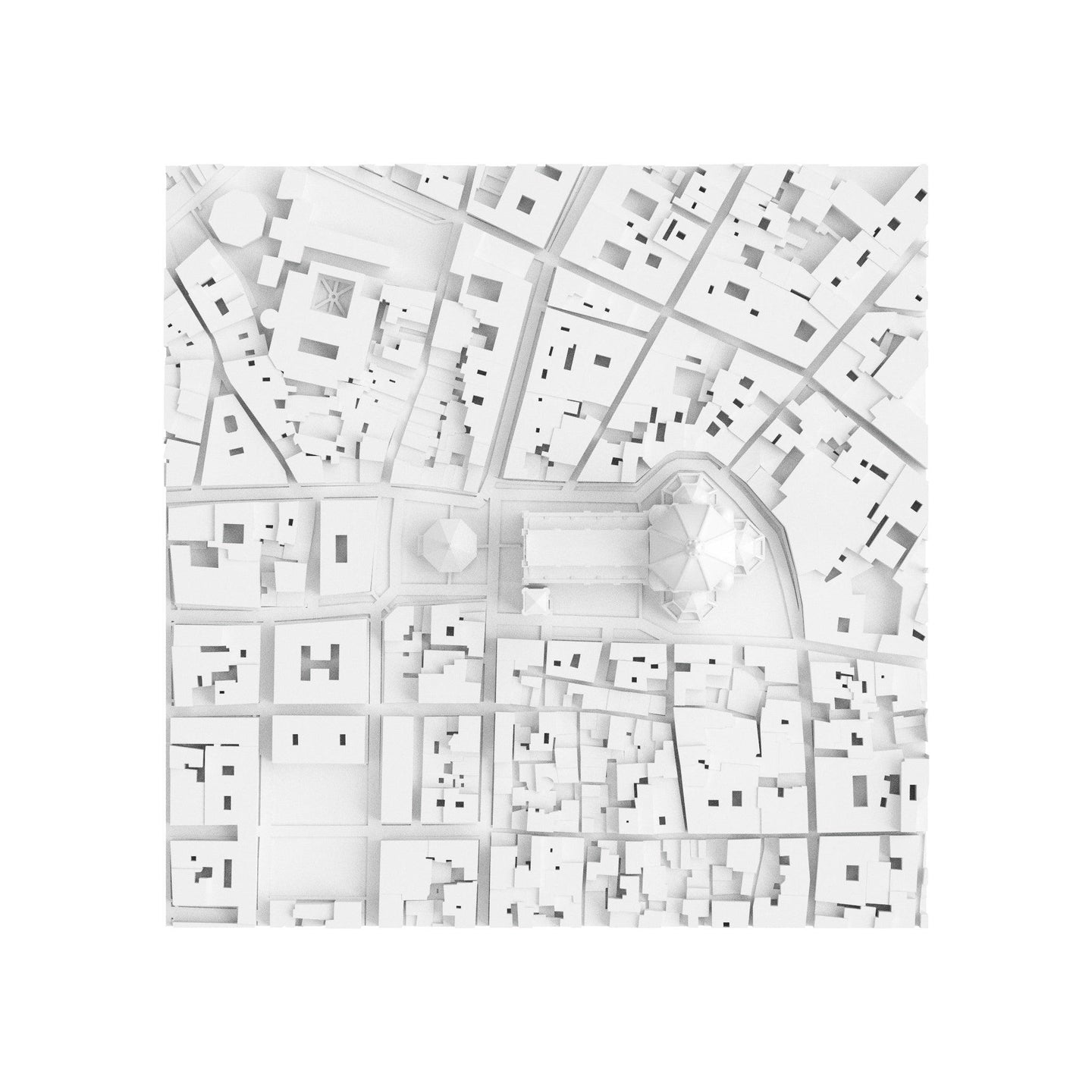 Florence (3D Print STL) - 3D CITY MODEL