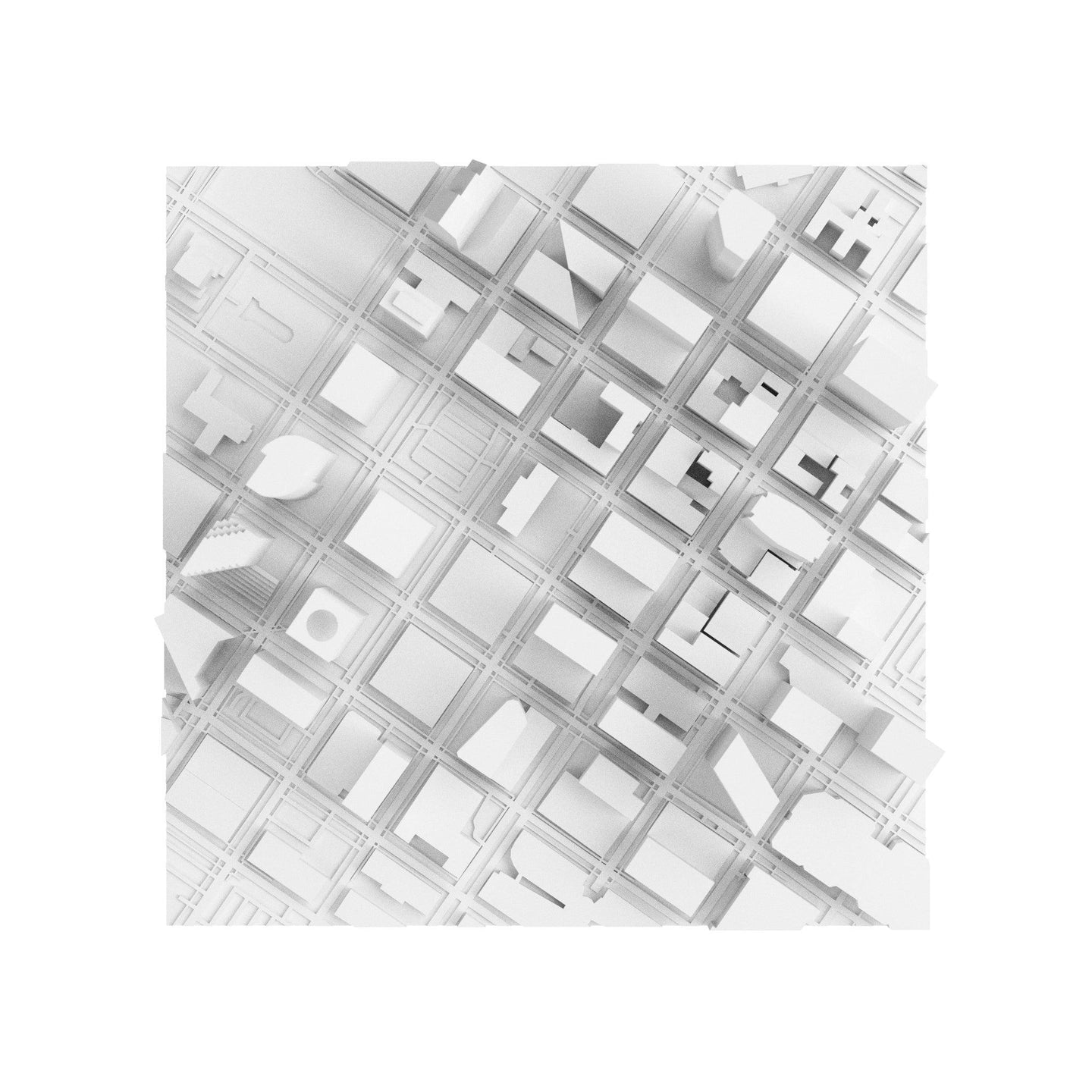 Houston (3D Print STL) - 3D CITY MODEL