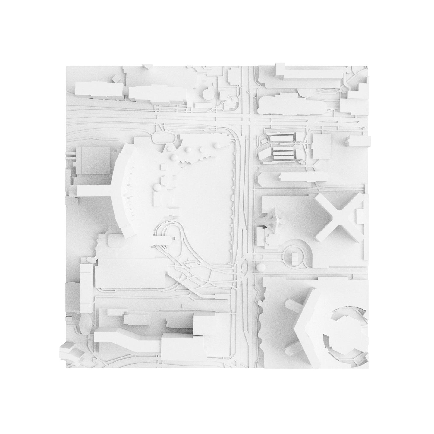 Las Vegas (3D Print STL) - 3D CITY MODEL
