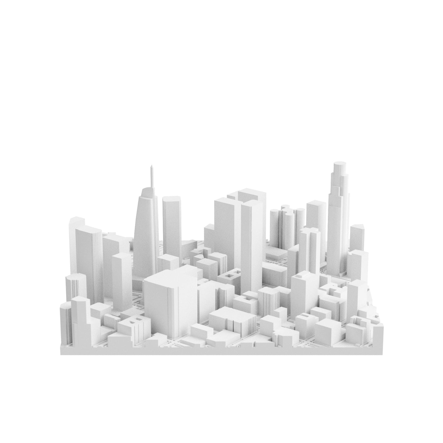 Los Angeles (3D Print STL)