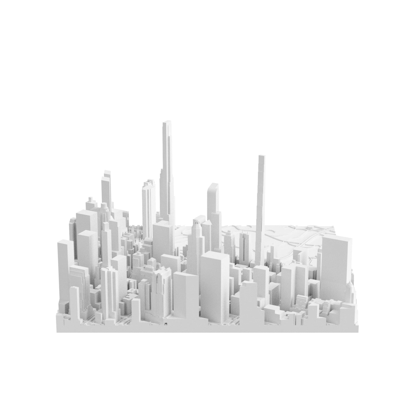 New York Central Park (3D Print STL)