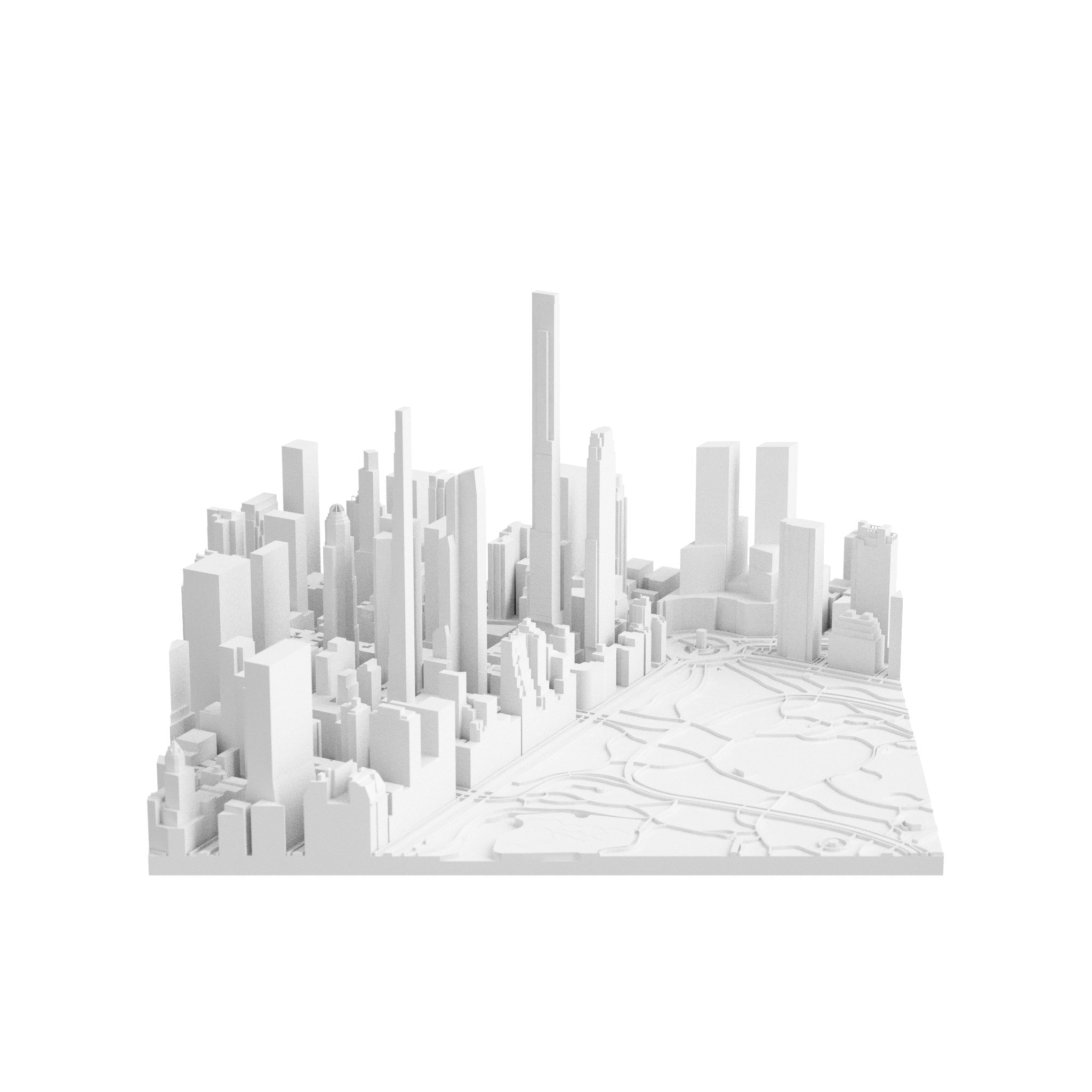 New York Central Park (3D Print STL)