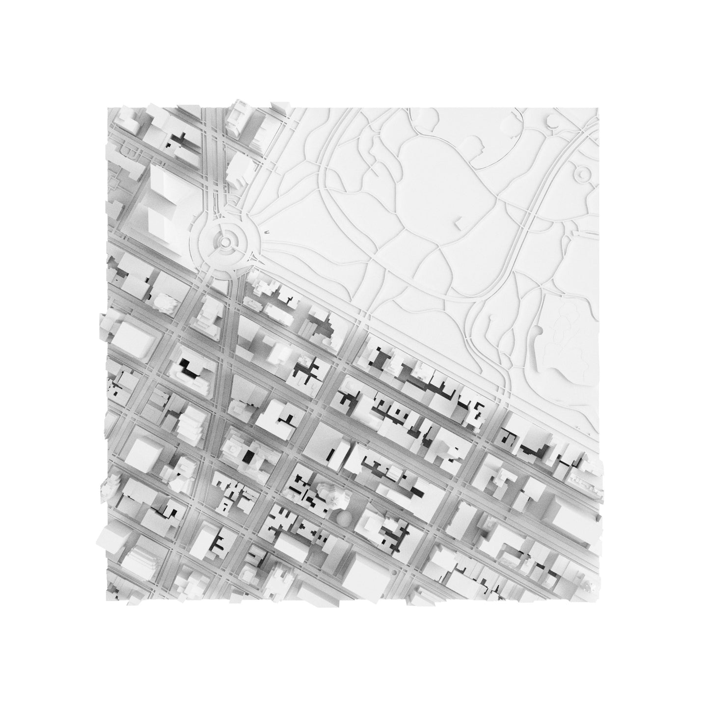 New York Central Park (3D Print STL)