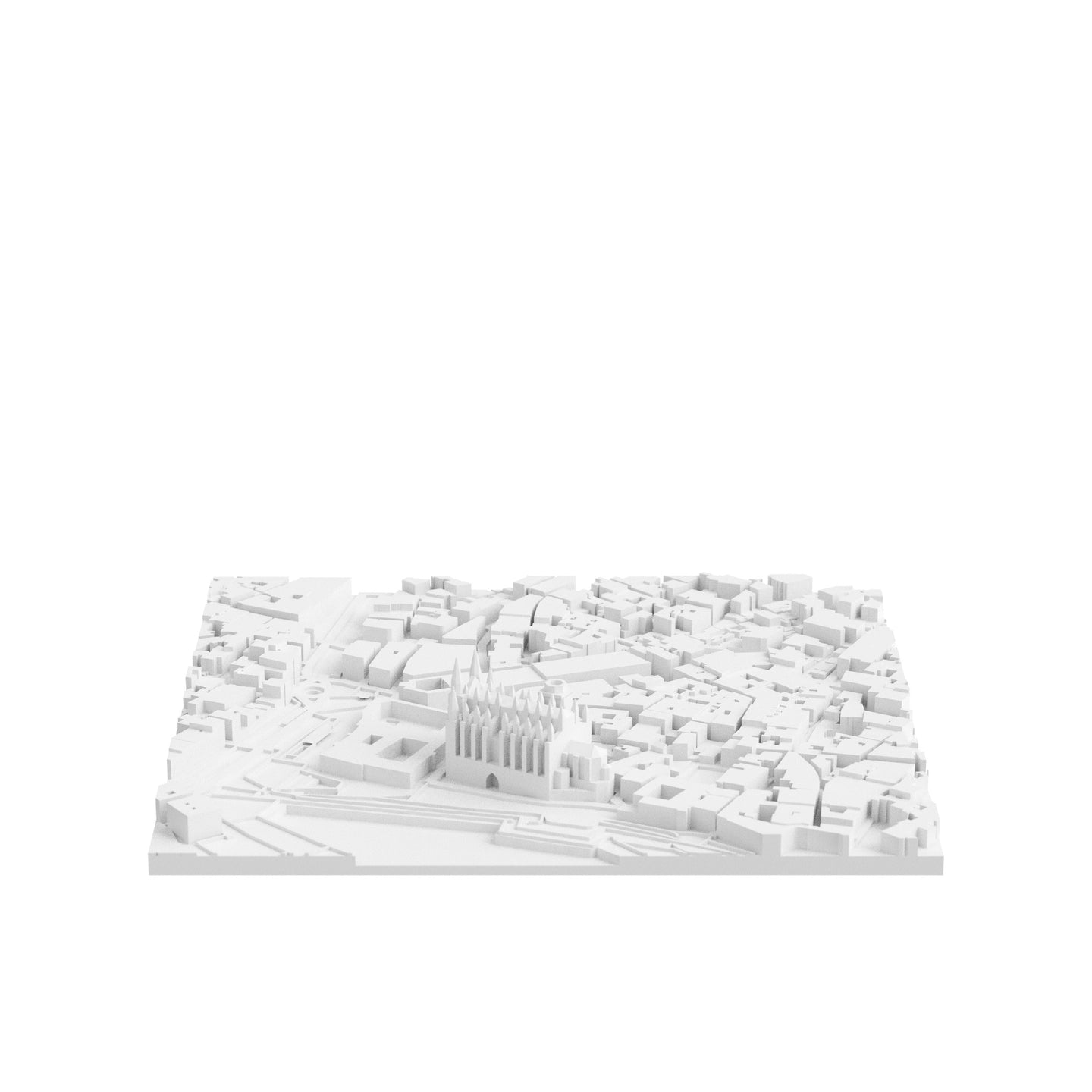 Palma de Mallorca (3D Print STL)