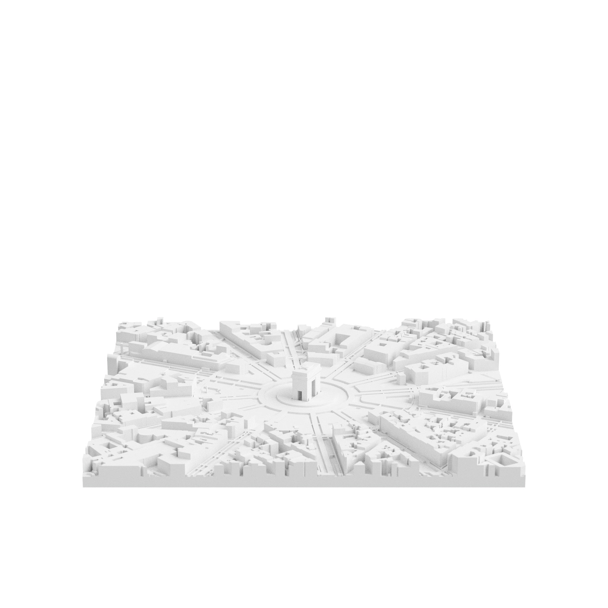 Paris Arc de Triomphe (3D Print STL)