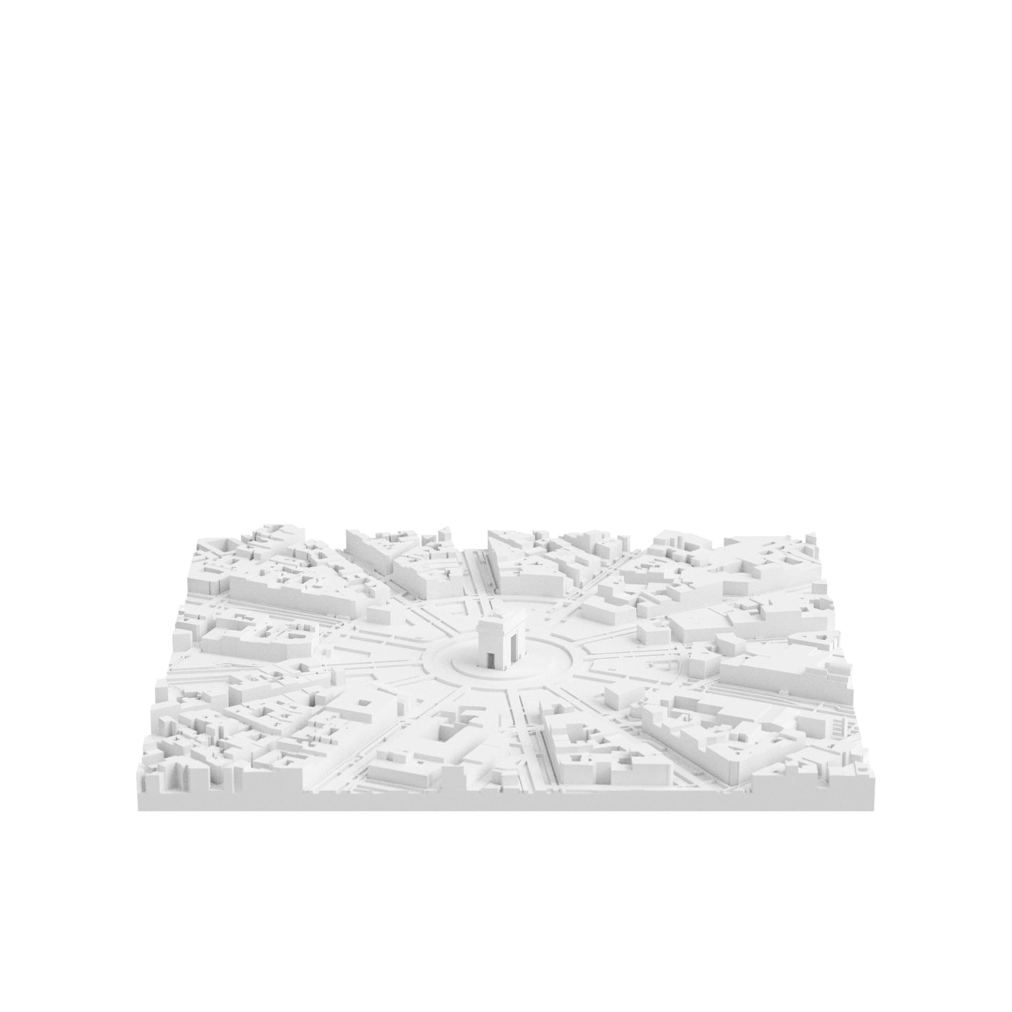 Paris Arc de Triomphe (3D Print STL)