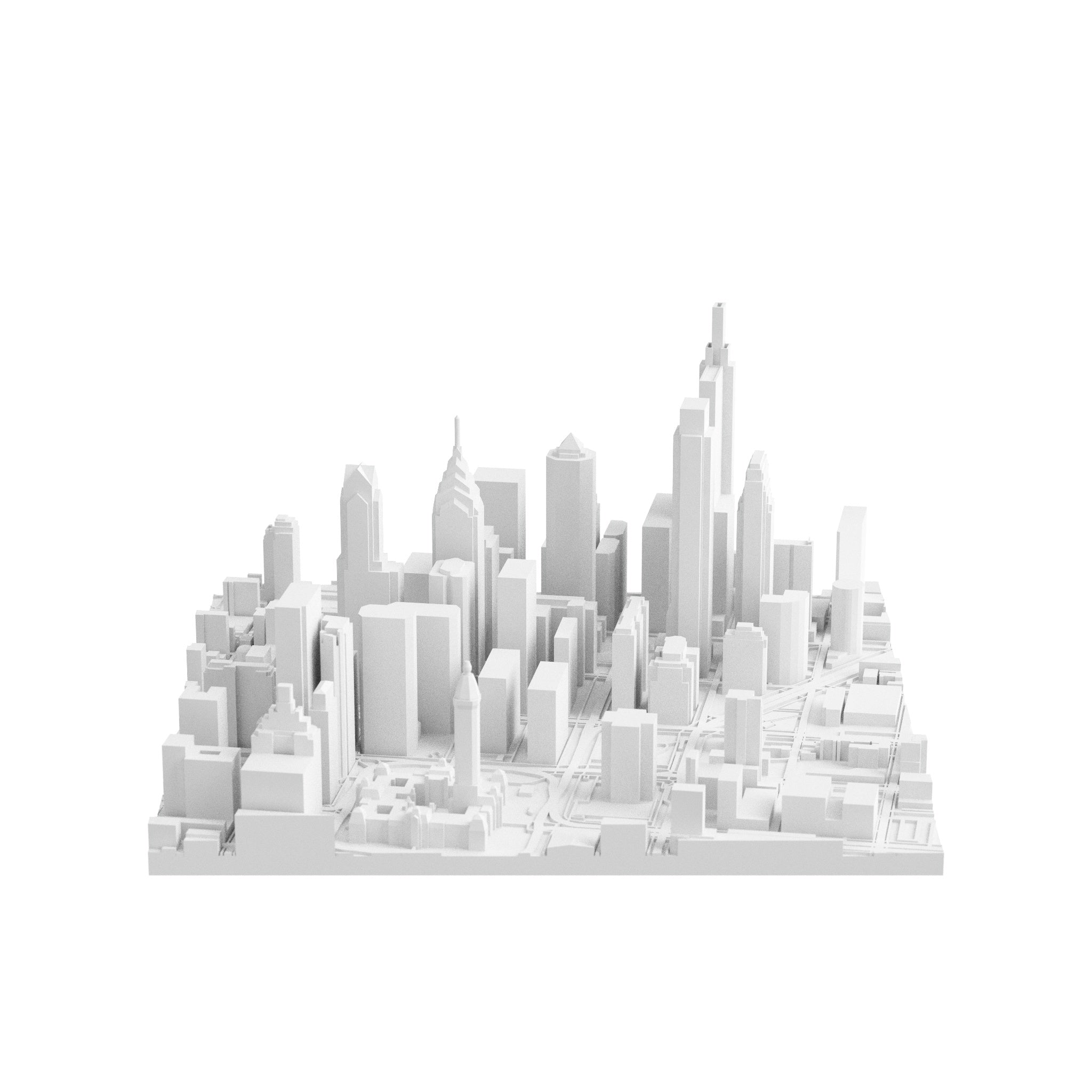 Philadelphia (3D Print STL)