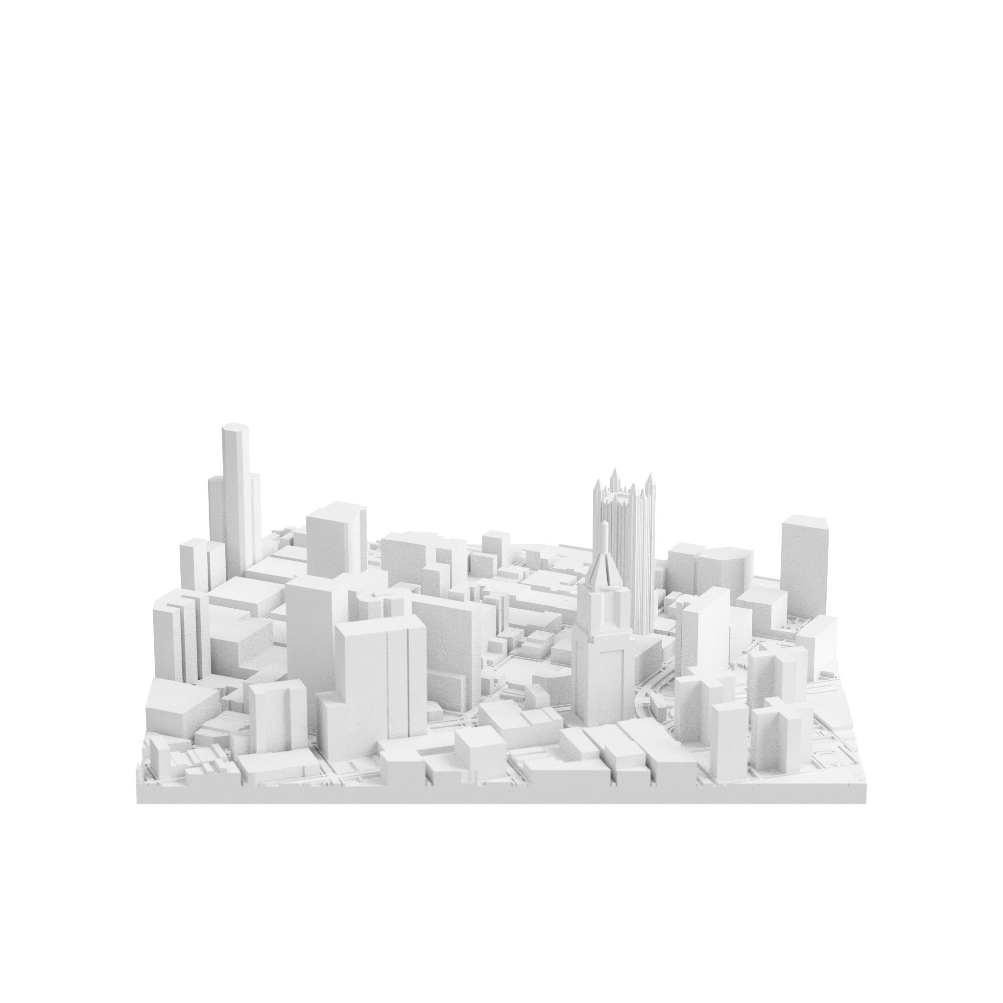 Pittsburgh (3D Print STL)