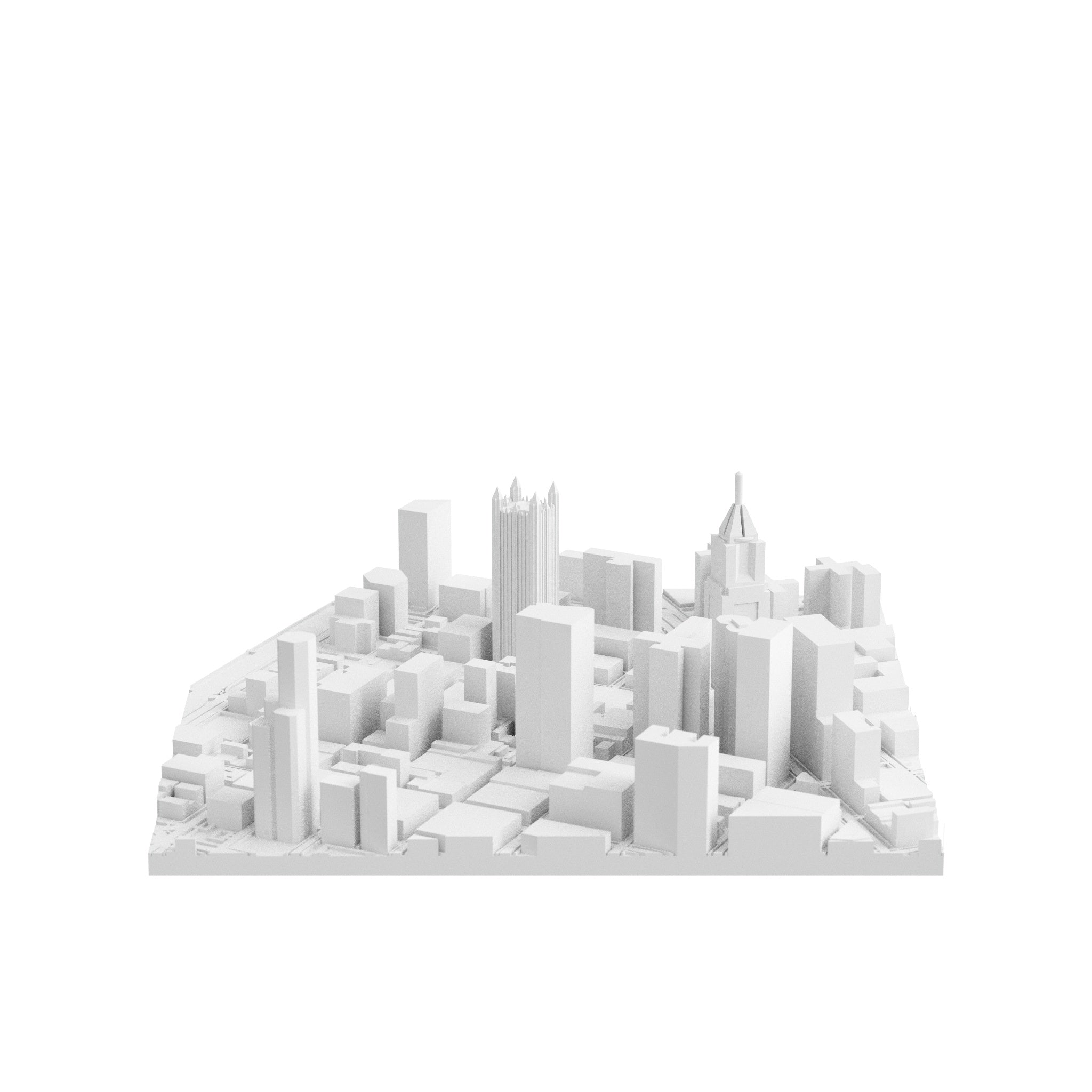 Pittsburgh (3D Print STL)