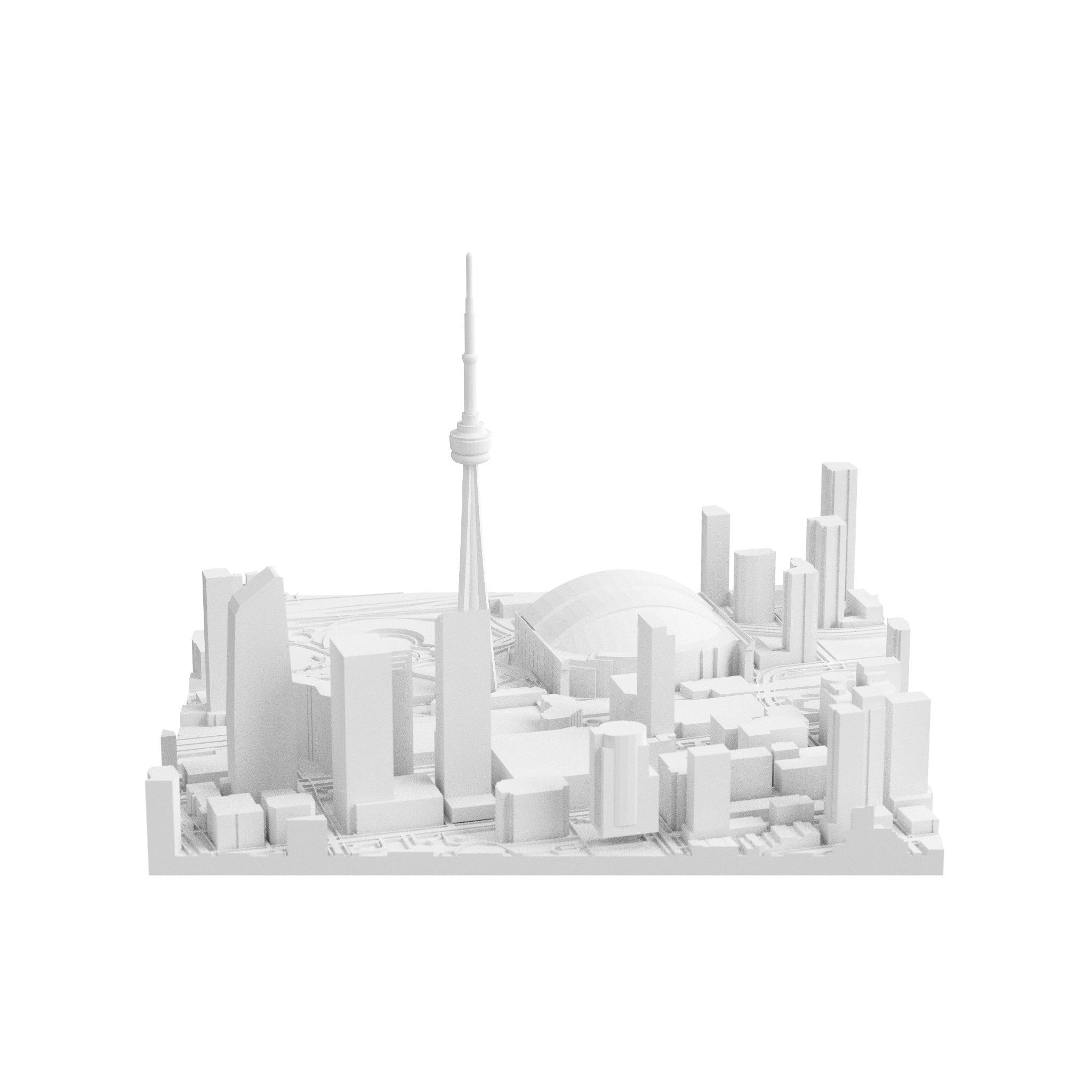 Toronto (3D Print STL) - 3D CITY MODEL
