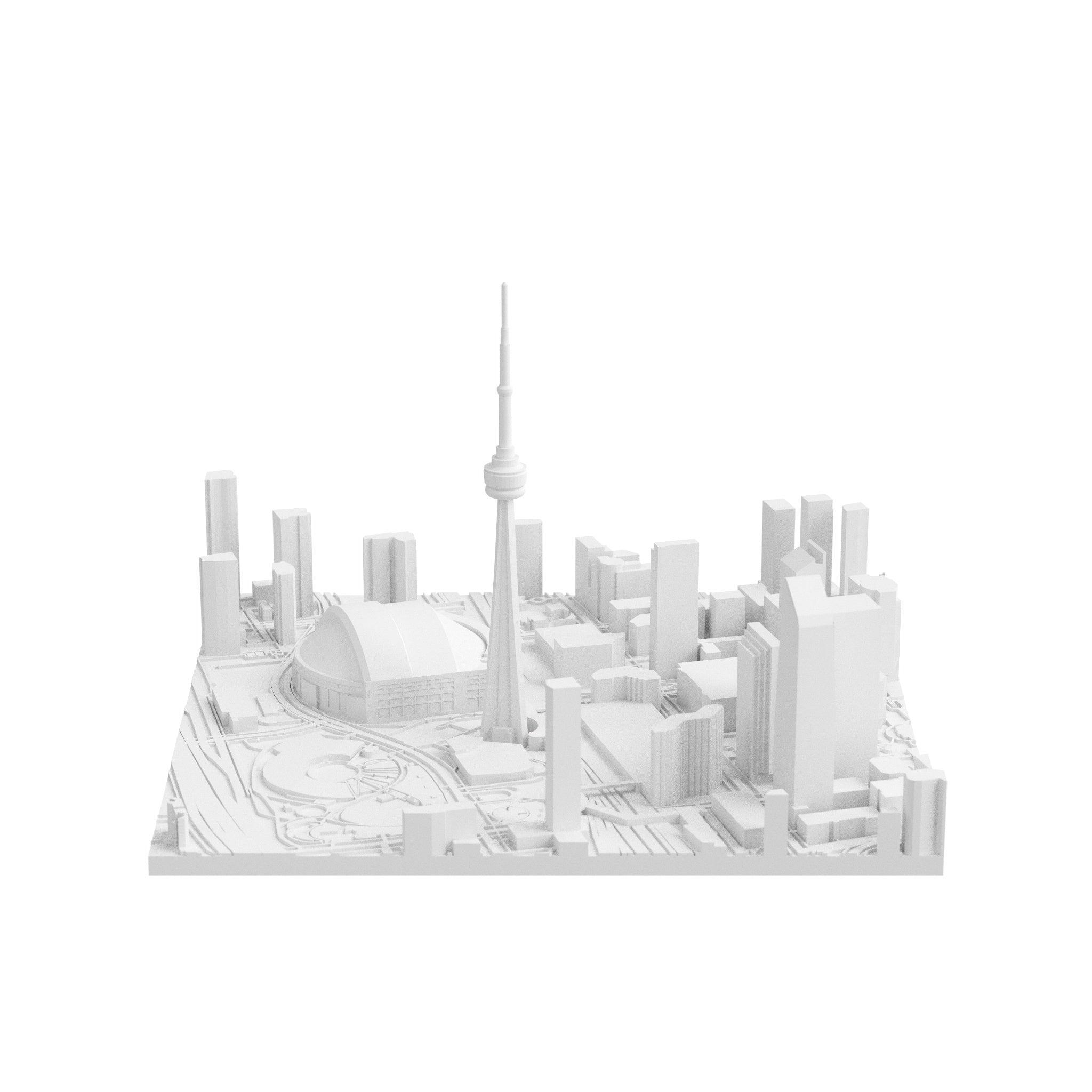 Toronto (3D Print STL) - 3D CITY MODEL