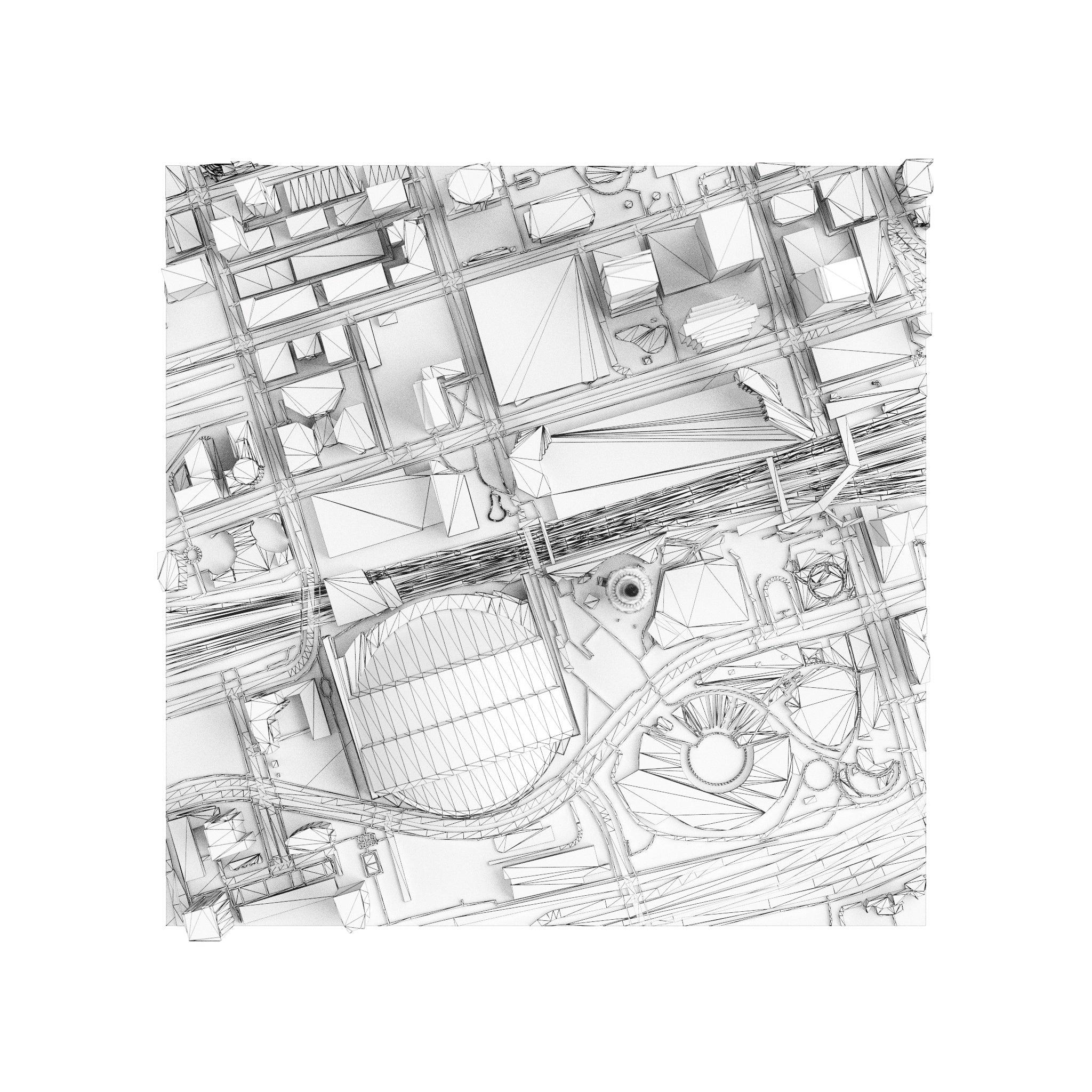 Toronto (3D Print STL) - 3D CITY MODEL